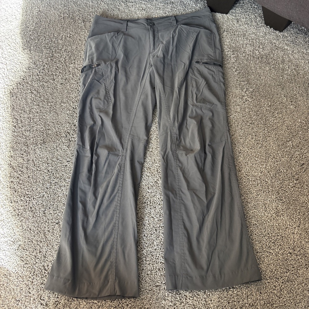 Eddie Bauer Pants Mens **36x30** Gray First Ascent Cargo Tech Outdoor Hiking